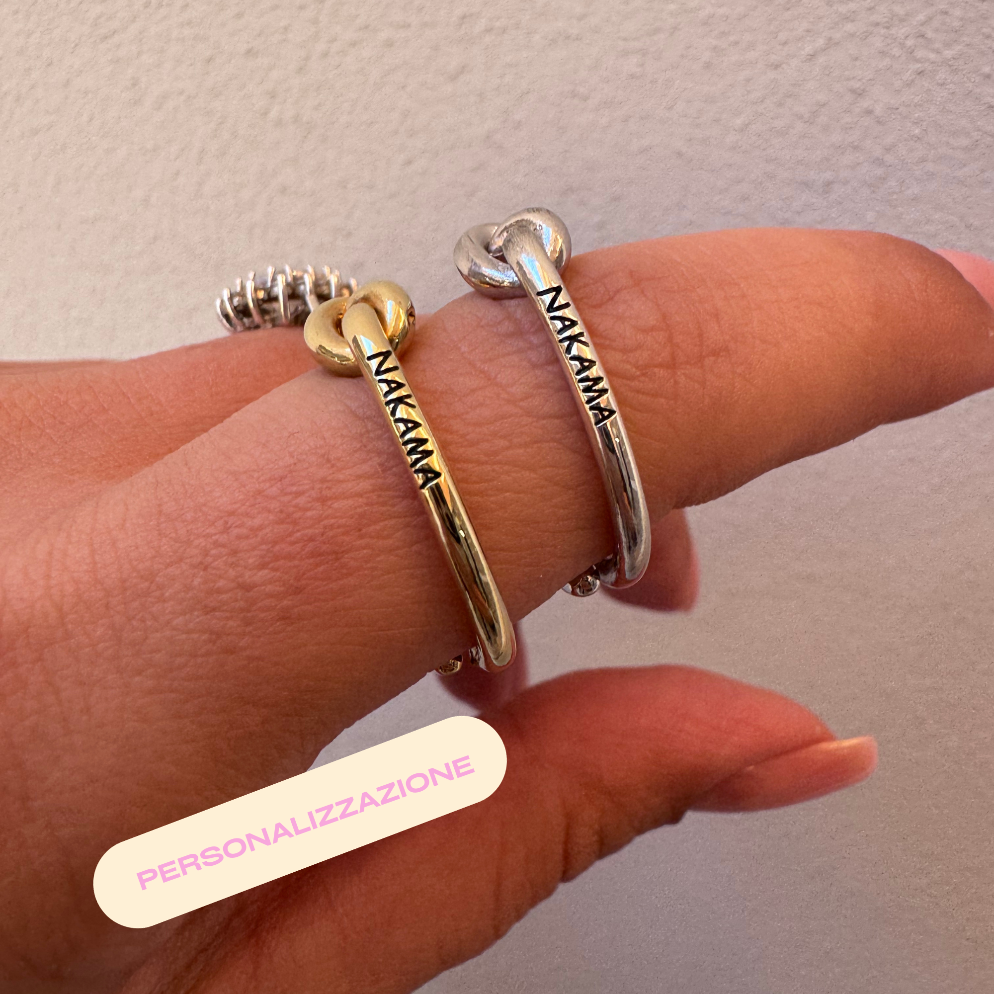 Anello nodo personalizzato