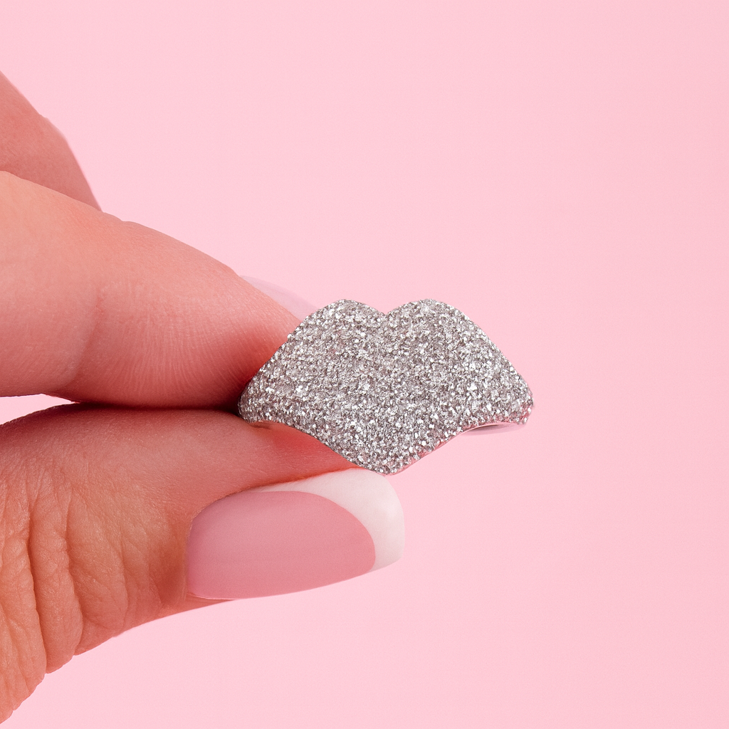 Anello Cuore Diamantato