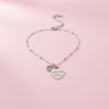 Collana cuore e iniziale
