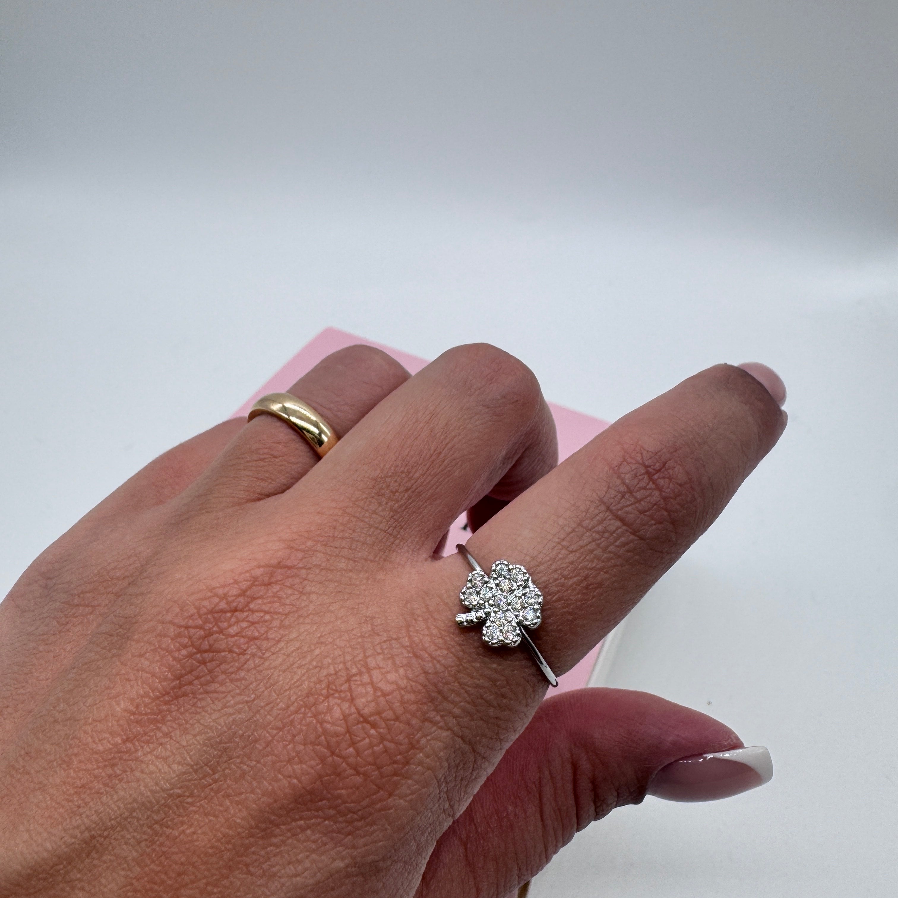 Anello Quadrifoglio