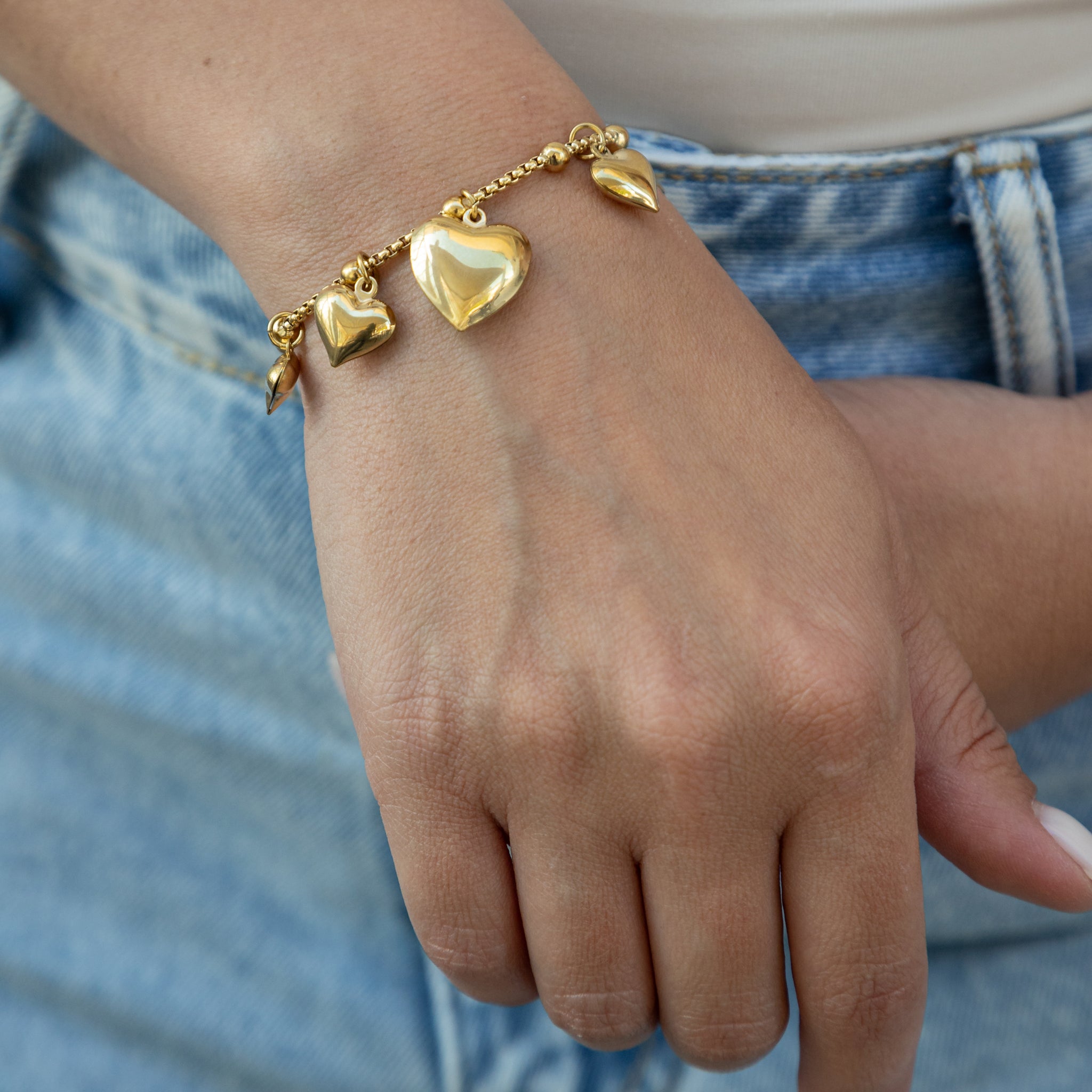 Bracciale Cuoricini